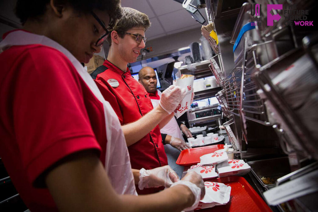 Chick-fil-A employee