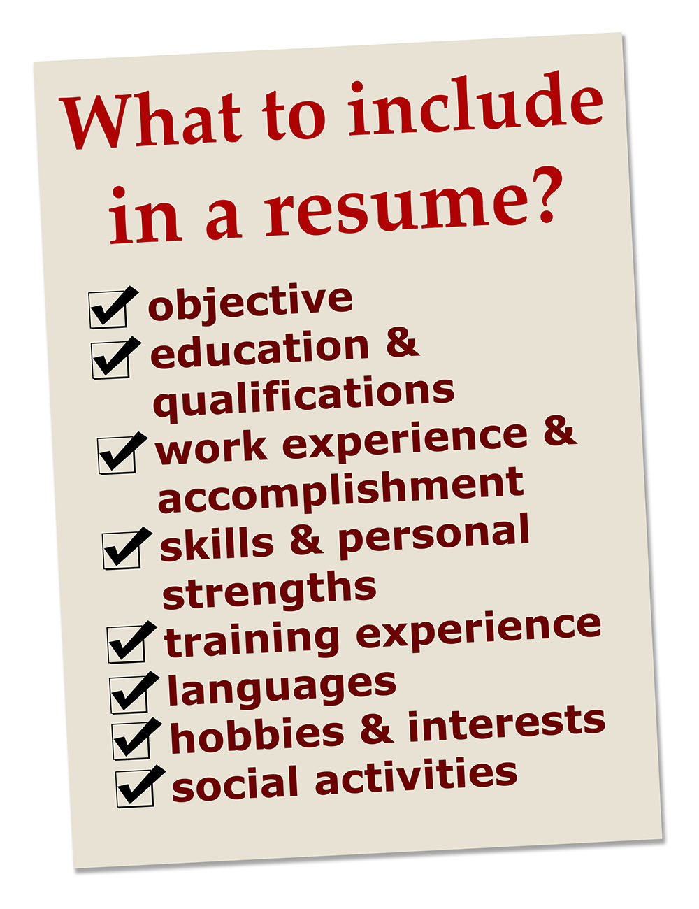 Skills To Put On A Resume