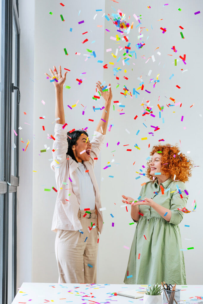 young women at work anniversary