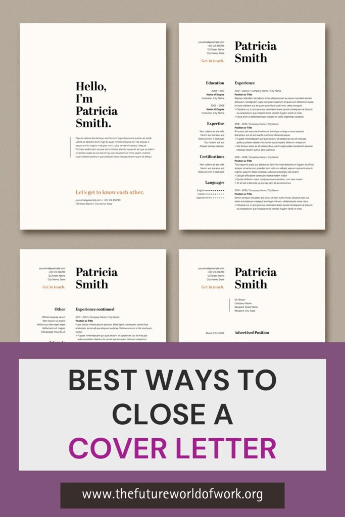 Best Ways To Close A Cover Letter