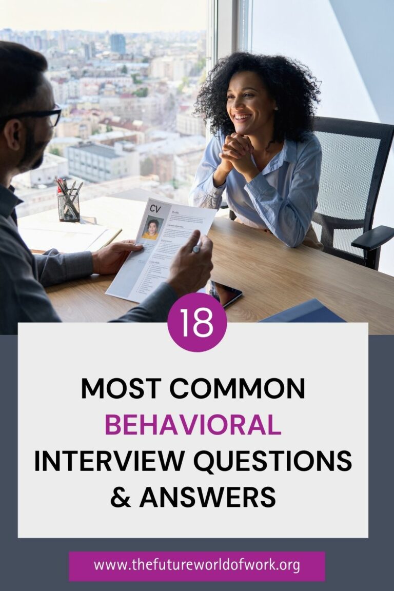 18 Common Behavioral Interview Questions & Answers