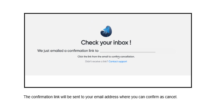 Click on the Cancel Subscription Button