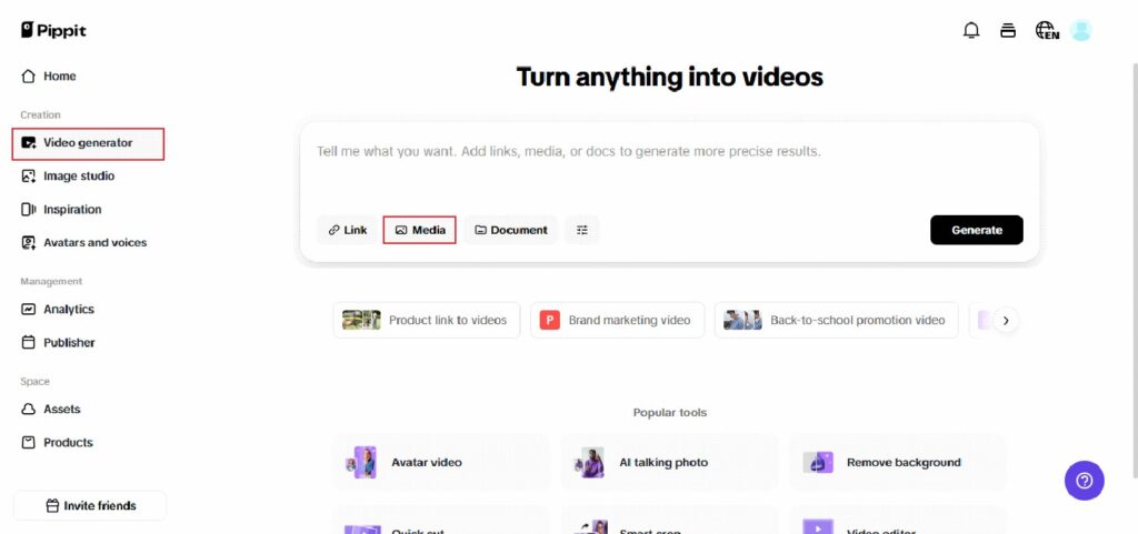 Video This Page step 1