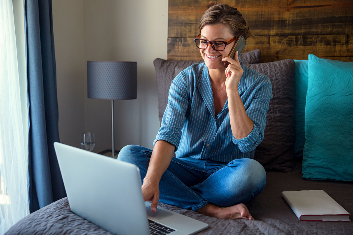 Work from home student