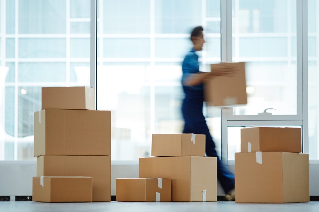 box Packaging in office